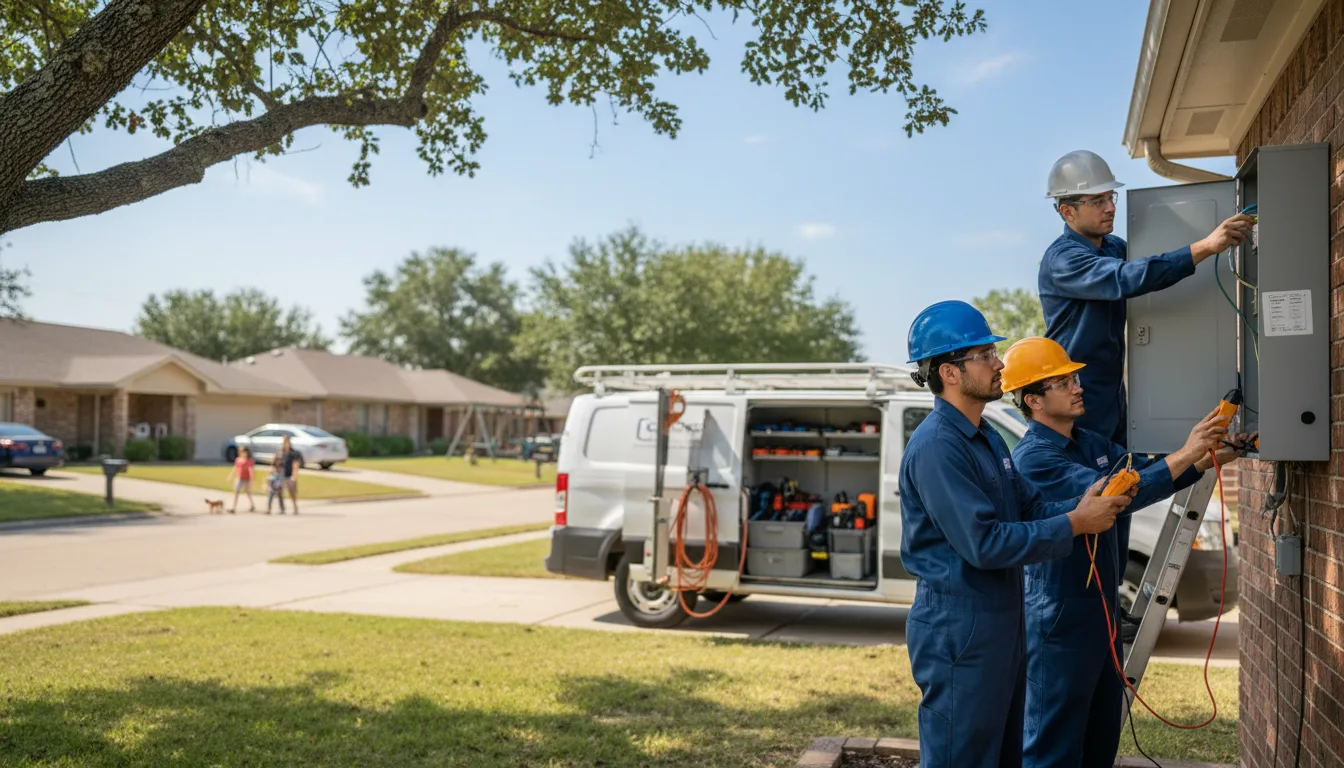 Certified electrician providing emergency electrical services in Little Rock, AR
